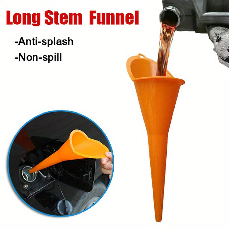 Motorcycle Long Stem Funnel, 27.94cm Fuel Filler TJR2P9X