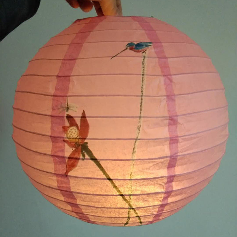 Chinese Style Hand Painted Paper Lanterns - SI2U