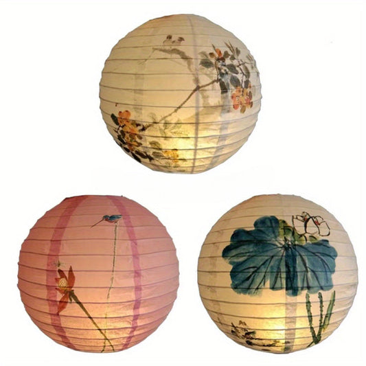 Chinese Style Hand Painted Paper Lanterns - SI2U