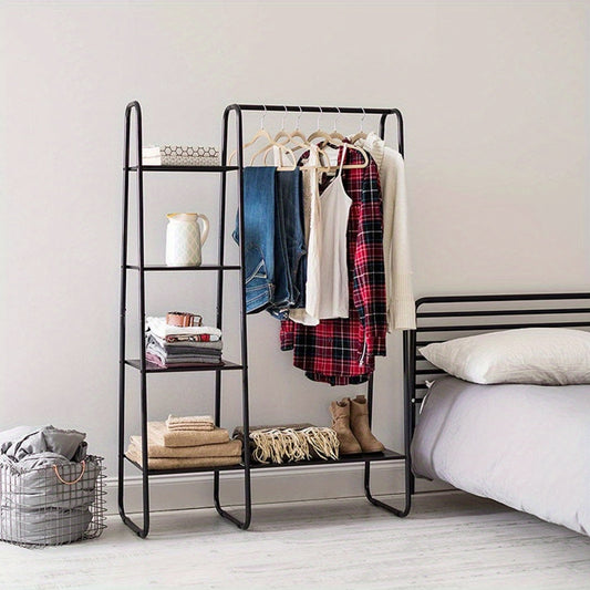 Space-Saving Multi-Layer Iron Clothes Rack - FA9C