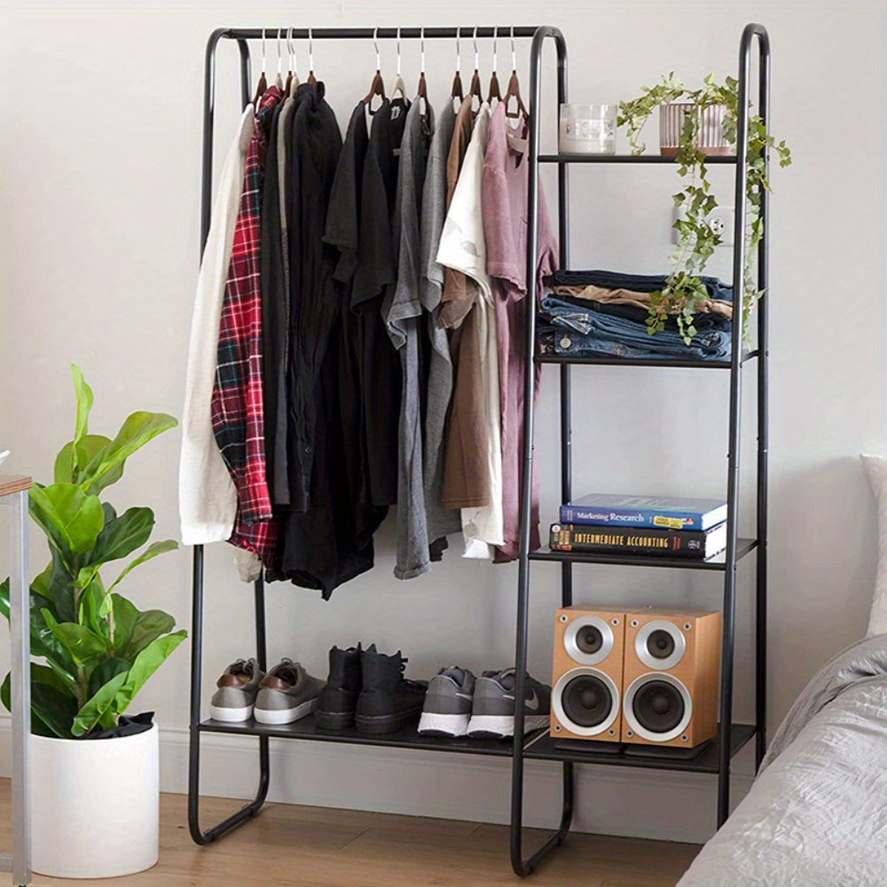 Space-Saving Multi-Layer Iron Clothes Rack - FA9C