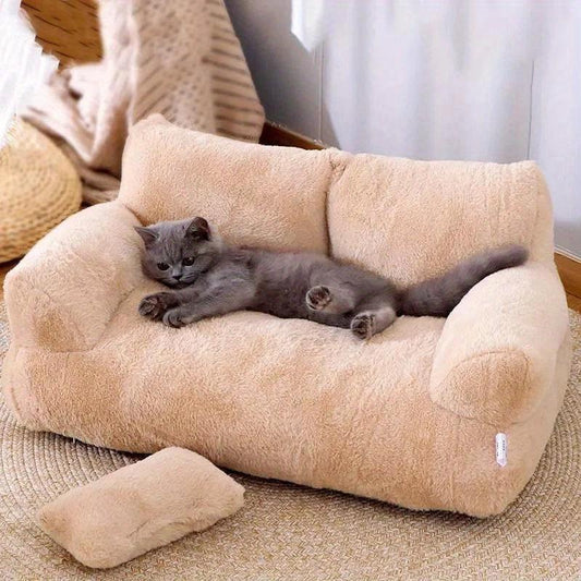 Luxury Plush Cat Bed - 2DS3