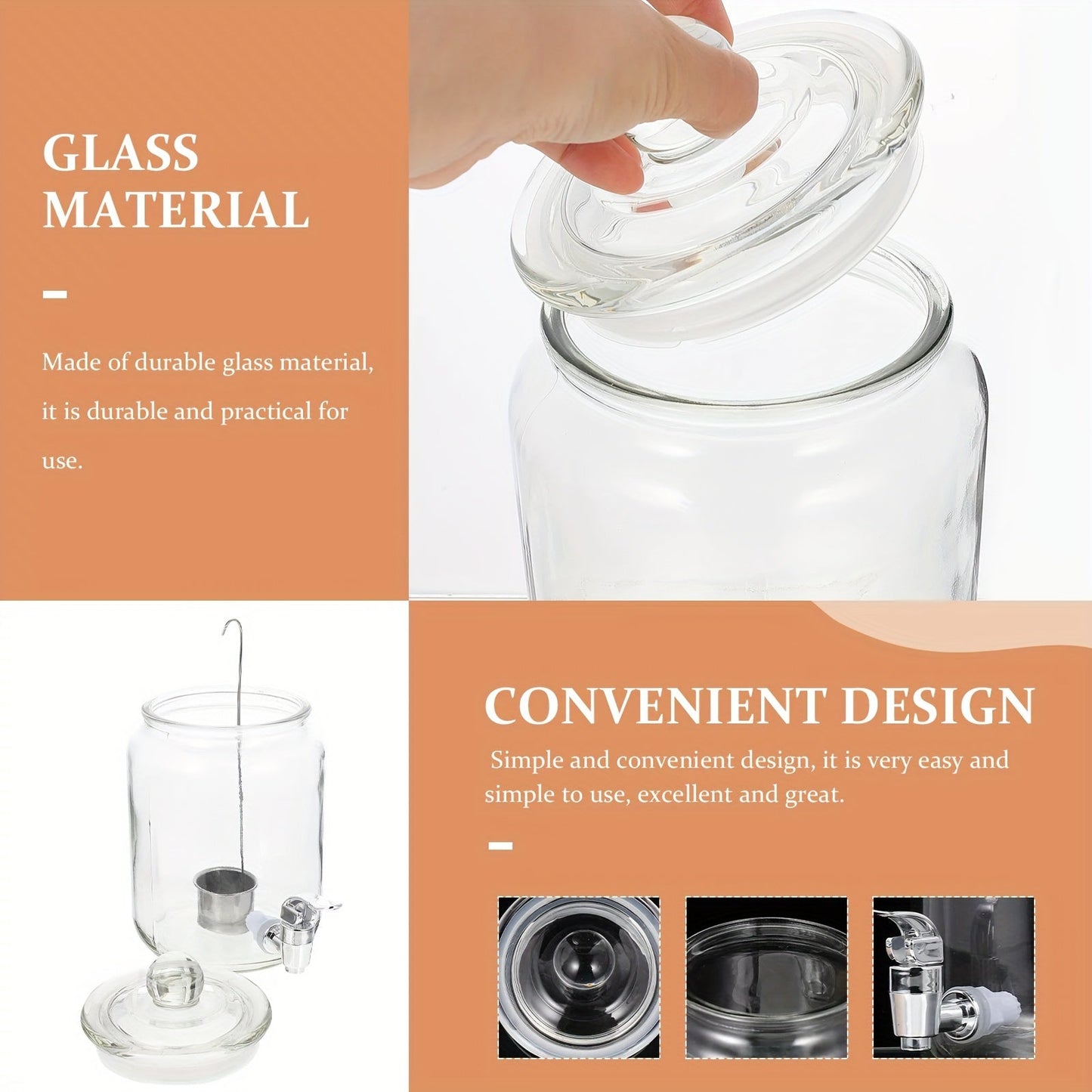 Party Glass Drink Dispenser 2L/3L-Y4UK