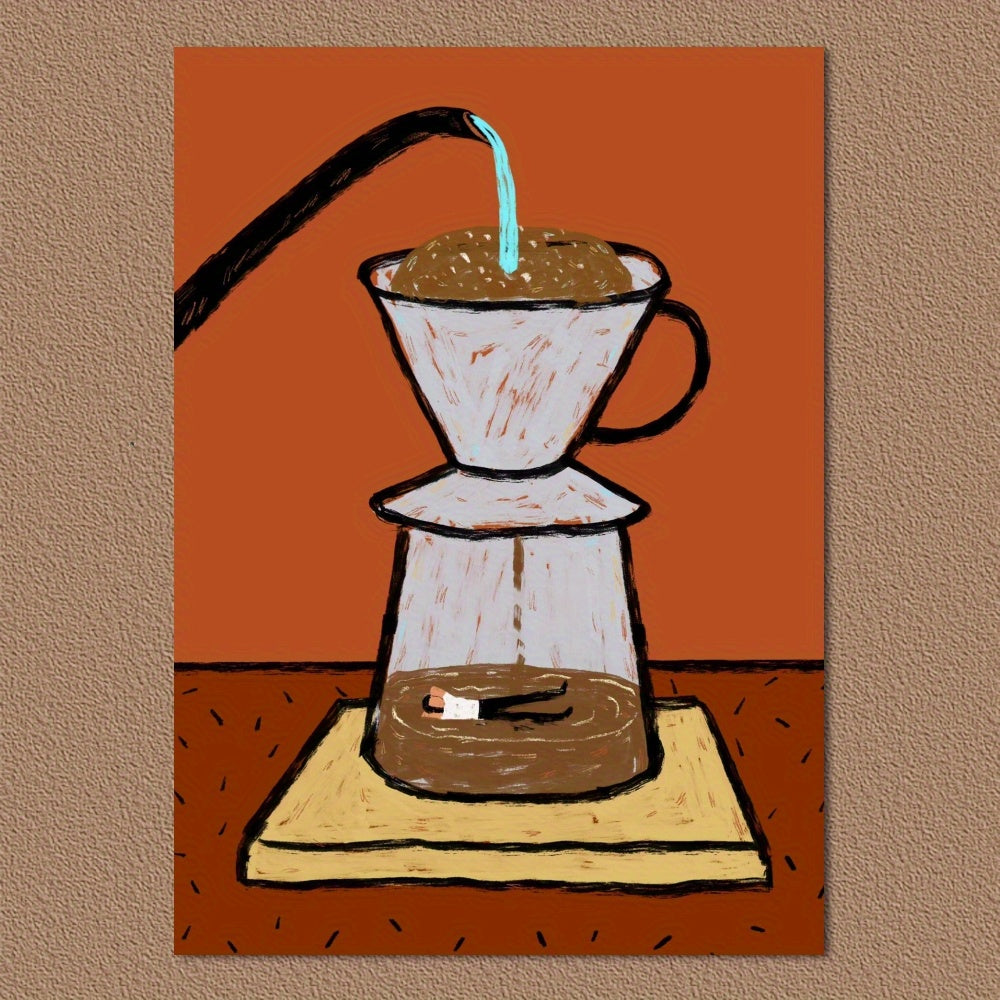 Brew Coffee Canvas Wall Art: High-Quality Home Decor - DB3N