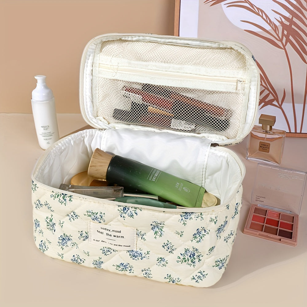 Charming 3pcs Quilted Makeup Bag Set - A2NK