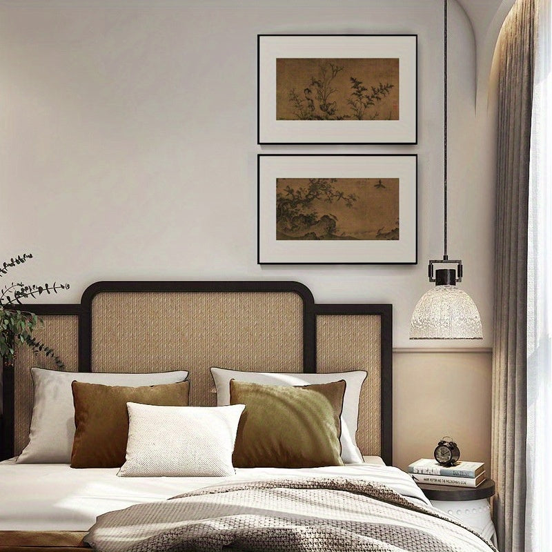 Elegant Chinese Ink Painting Wall Art - F2MD