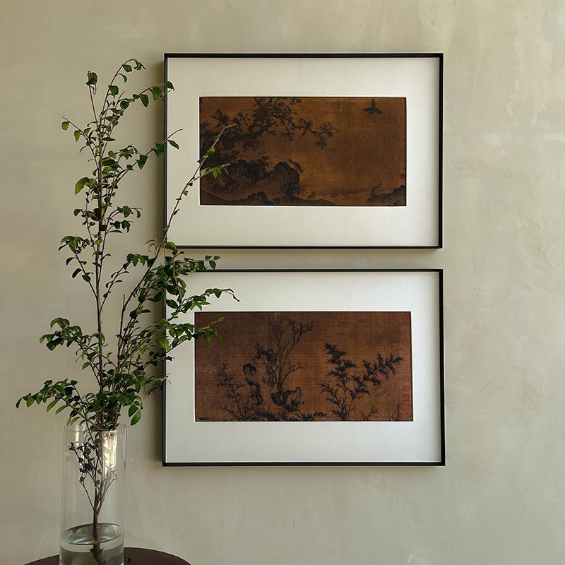 Elegant Chinese Ink Painting Wall Art - F2MD