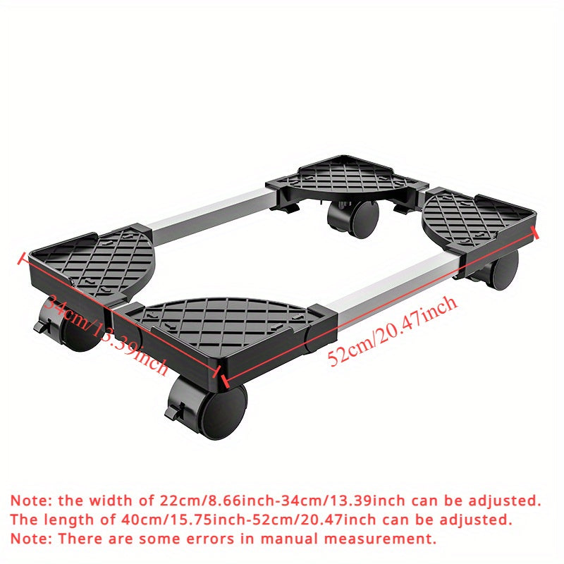 Mobile Computer Tower Stand with Locking Swivel Casters TJR1B5M