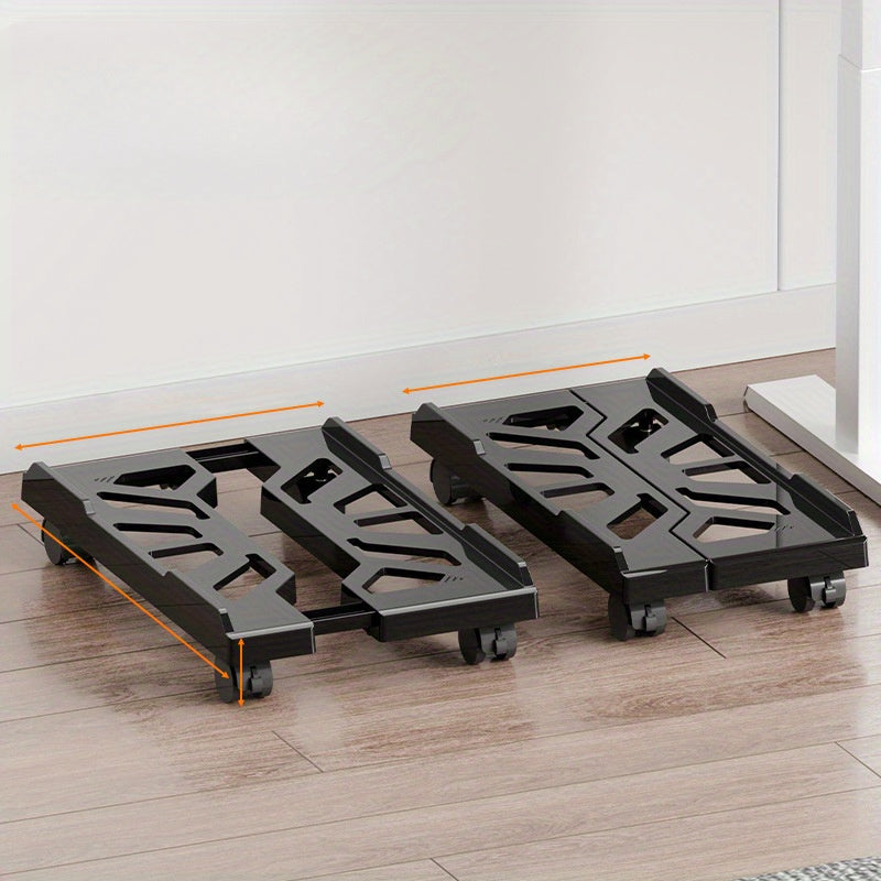 Mobile Computer Tower Stand with Locking Swivel Casters TJR1B5M