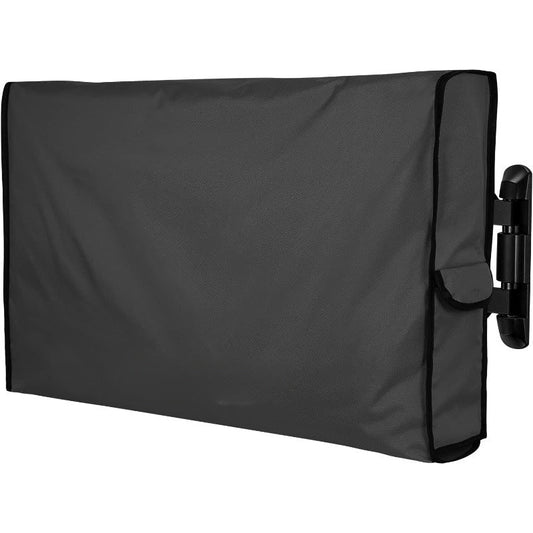 Black Waterproof Outdoor TV Cover-6Z8O
