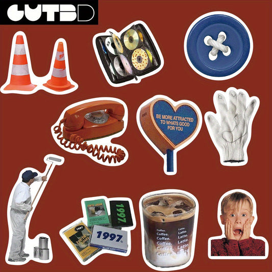 GUTBD Vintage-Inspired Premium Waterproof Stickers - GBU9