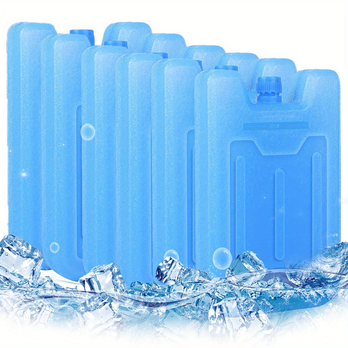 6Pack Reusable Cooler Ice Packs-DXN4