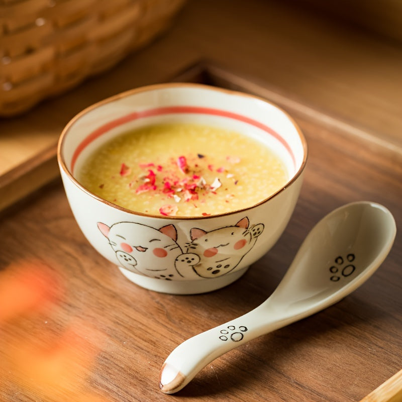 Creative Japanese Ceramic Soup Bowls Set of 10.16 - SDJI