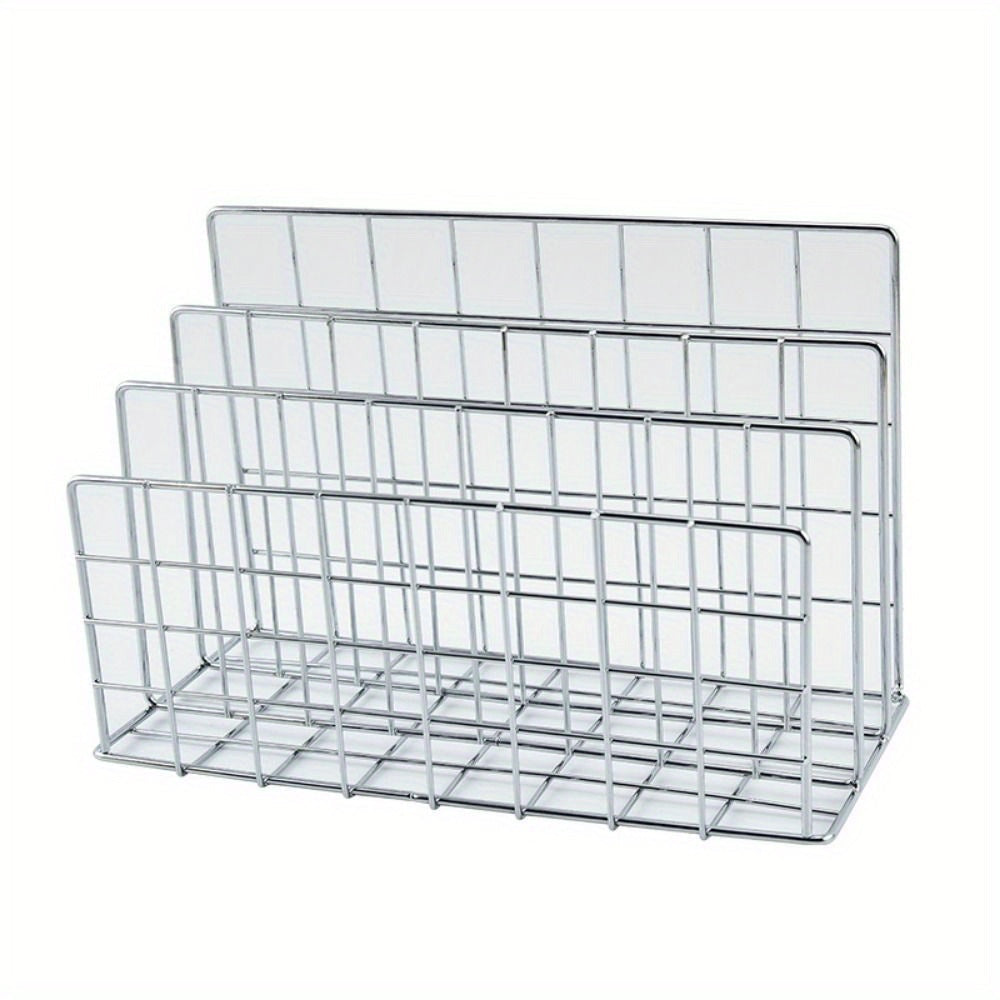 Polished Iron Bookshelf Organizer - DNJ2