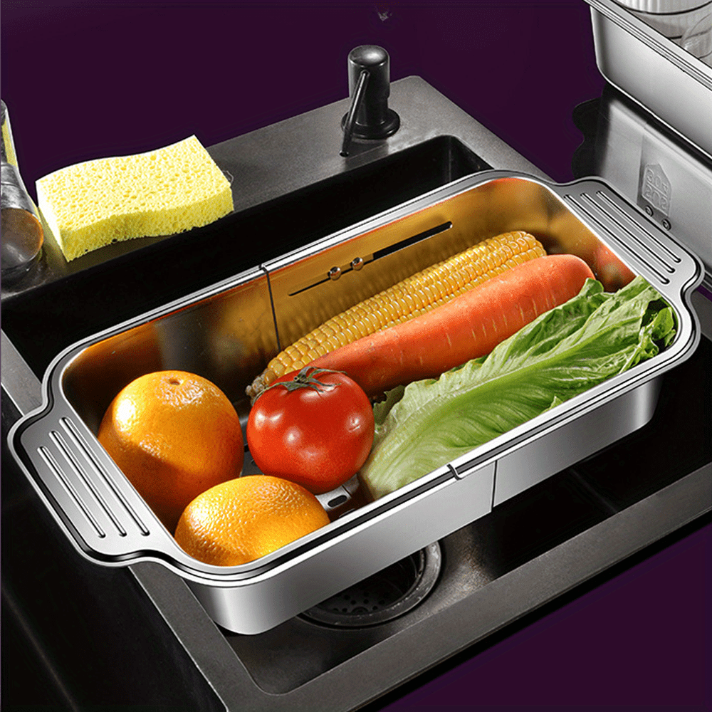 Stainless Steel Expandable Sink Strainer for Draining TJR9P7X