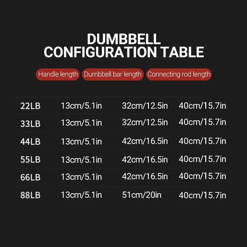 PINJIAN Adjustable Dumbbell Set, Cast Iron Weights & Kettlebell TJR7T5D