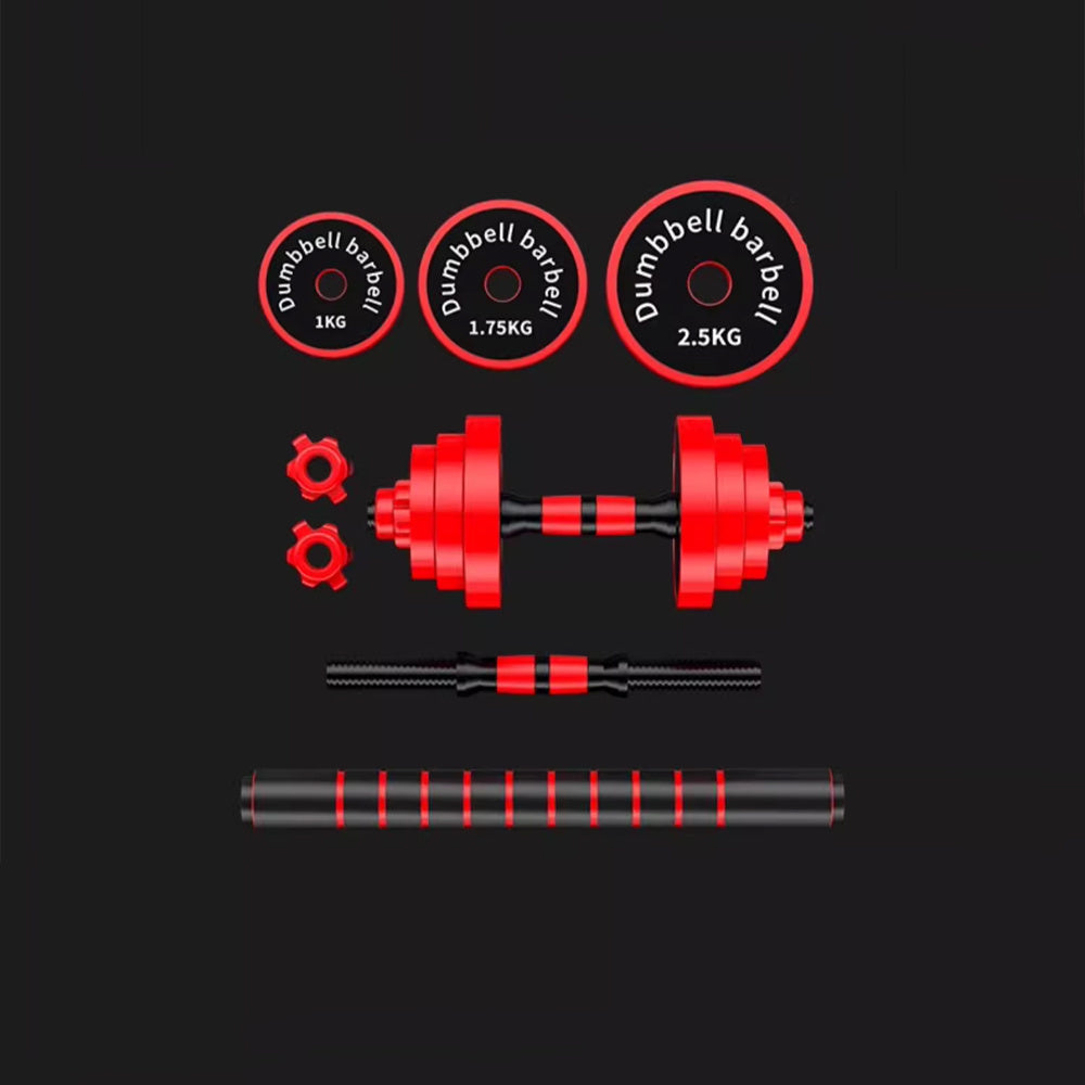 PINJIAN Adjustable Dumbbell Set, Cast Iron Weights & Kettlebell TJR7T5D