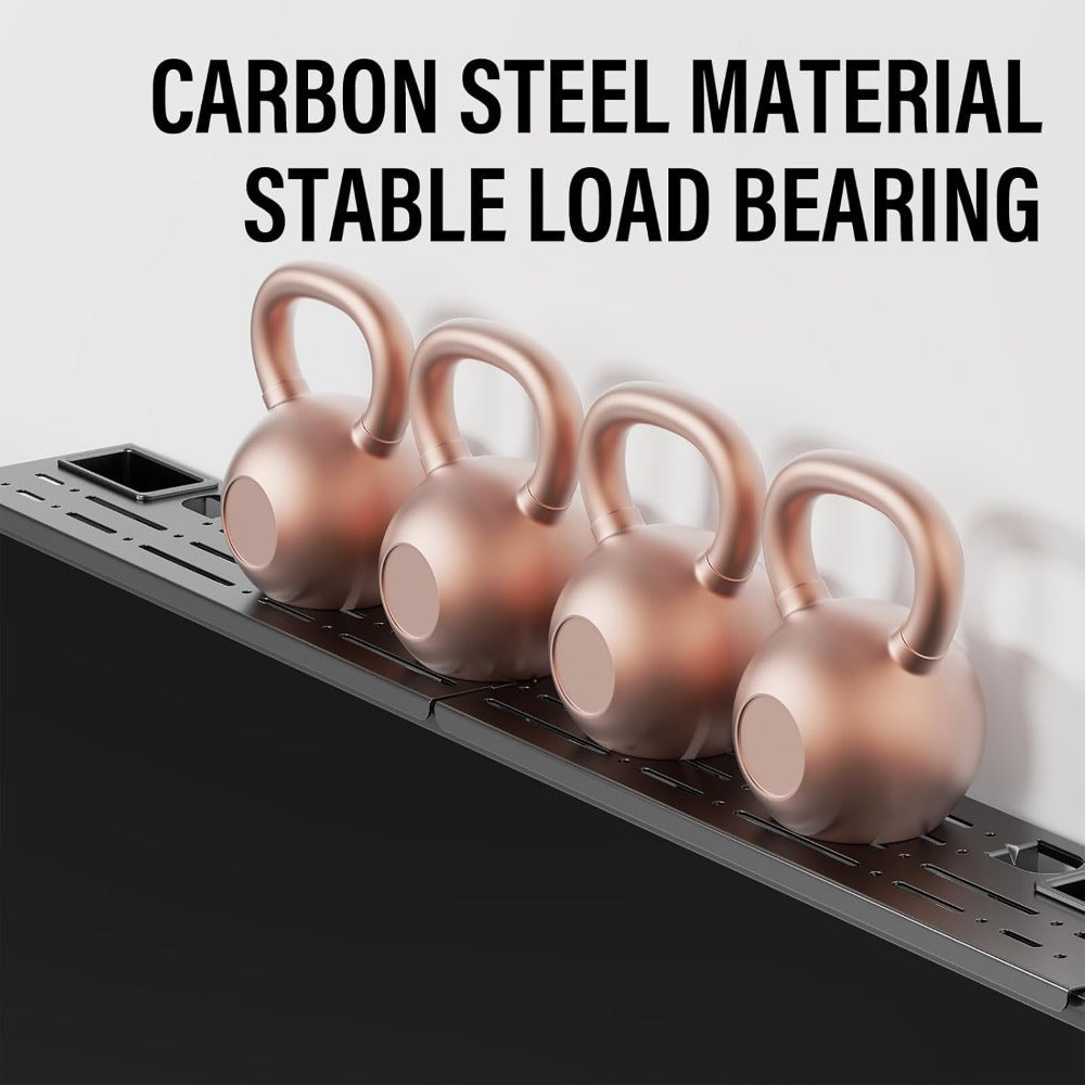 Briartw Steel TV Top Shelf, Adjustable Stand TJR6D3P