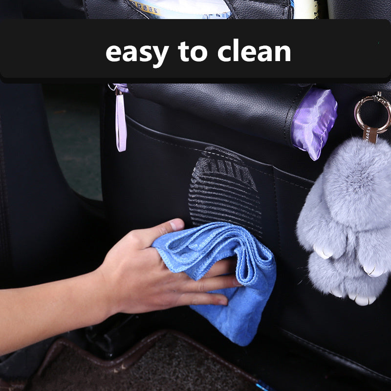 Faux Leather Car Seat Organizer- HMT15LS