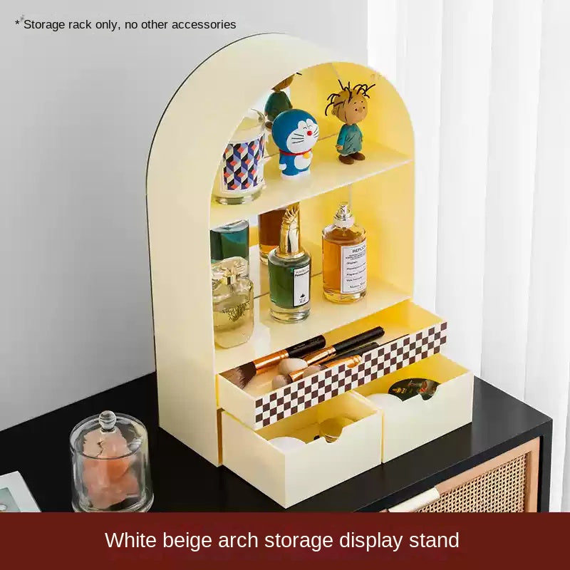 Acrylic Desktop Organizer for Light Luxury Cosmetics - R3I0