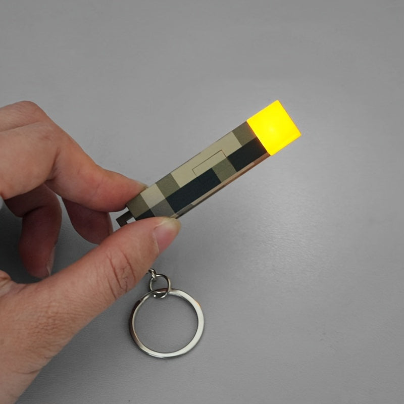 Glow-in-the-Dark Anime Gamer Keychain - C2DN