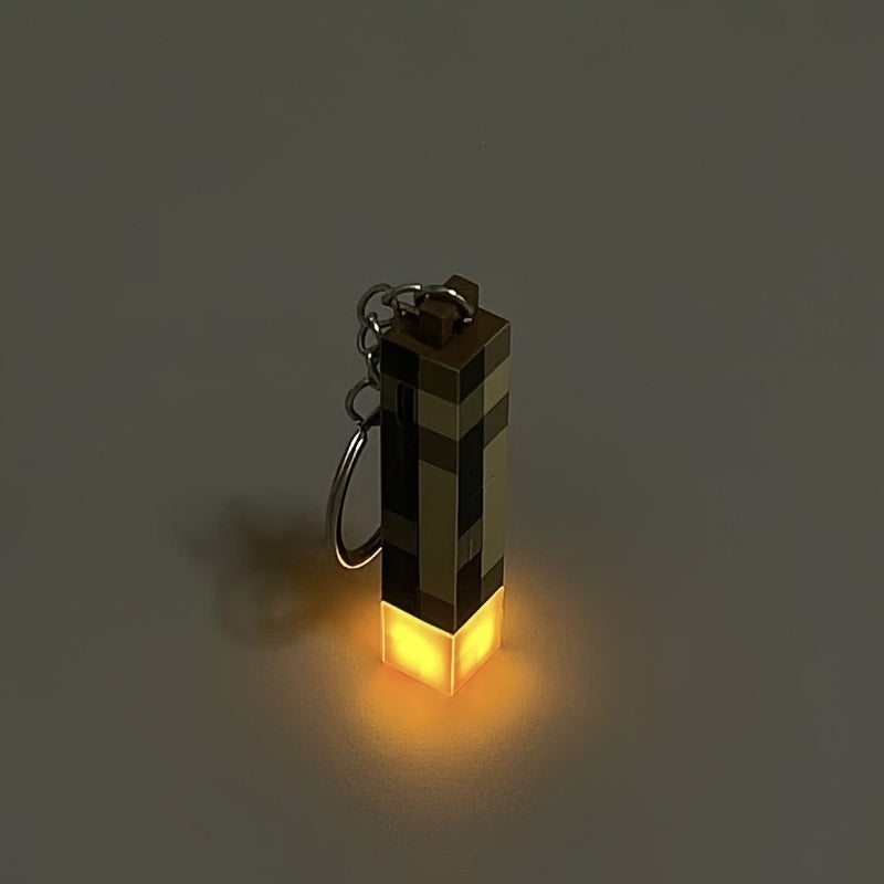 Glow-in-the-Dark Anime Gamer Keychain - C2DN