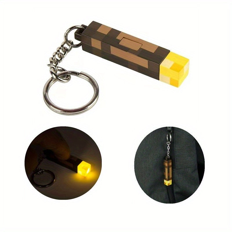 Glow-in-the-Dark Anime Gamer Keychain - C2DN