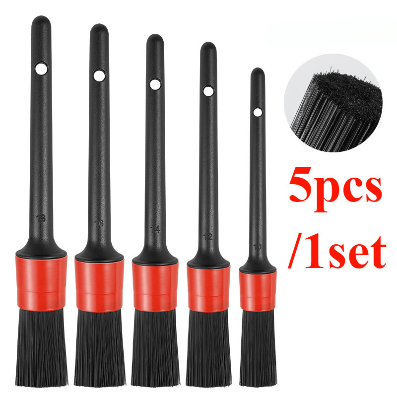 Motorcycle Wheel Hub & Tire Rim Cleaning Brush Set TJR6R2P