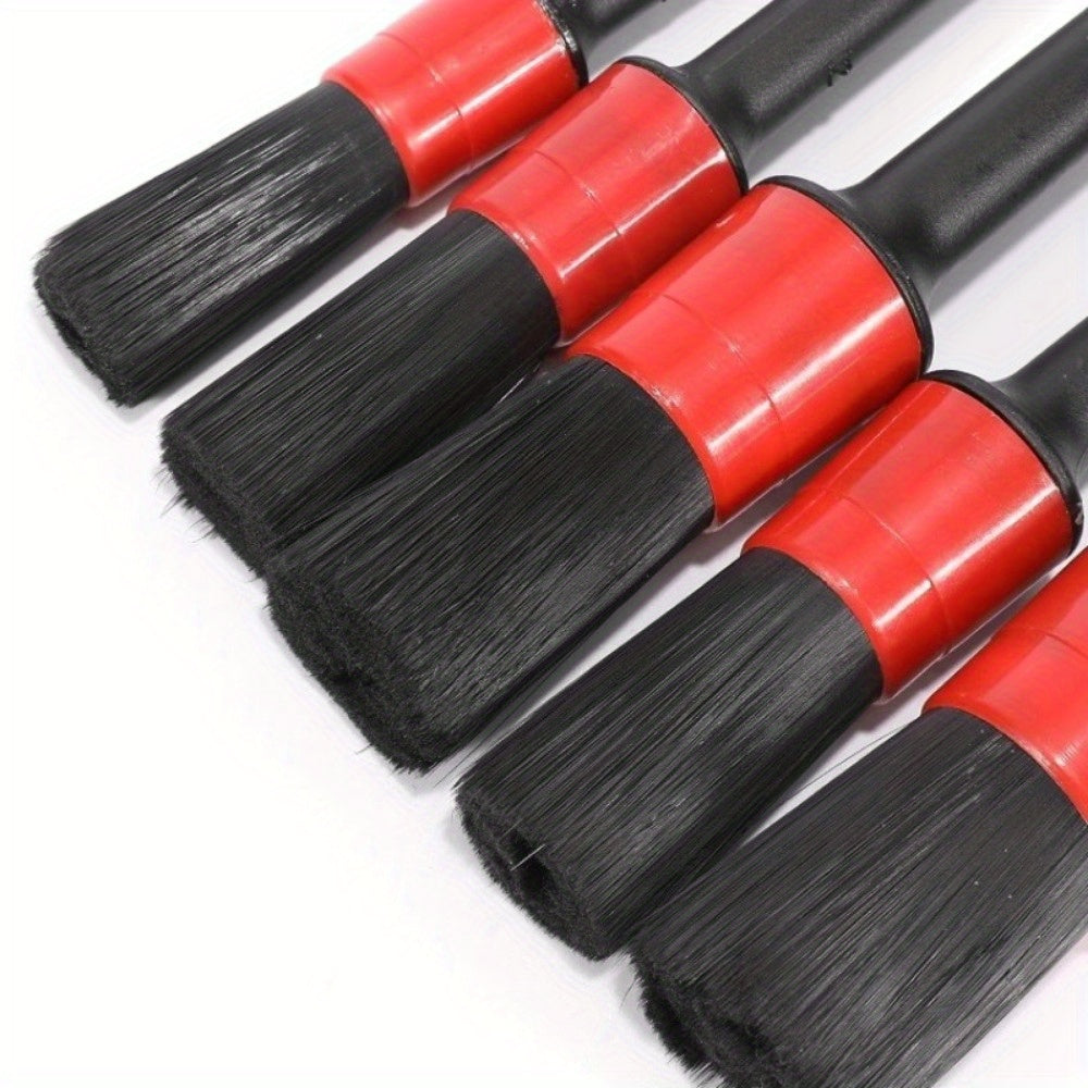 Motorcycle Wheel Hub & Tire Rim Cleaning Brush Set TJR6R2P