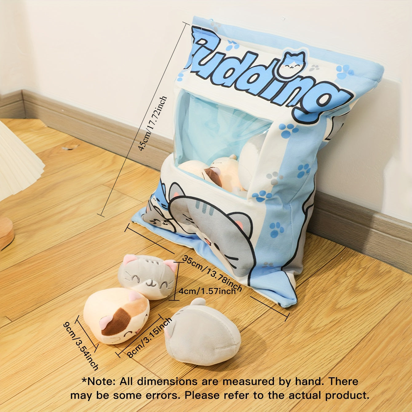 Jippu Cartoon Plush Cat Toy - SR3B