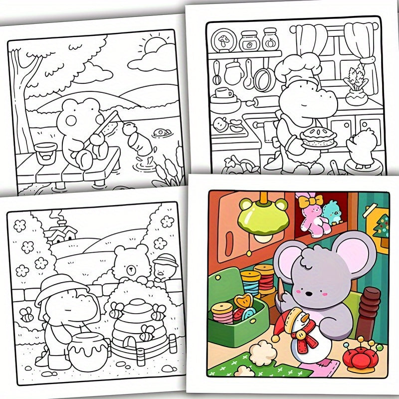Comfy Days Coloring Book - SCU0