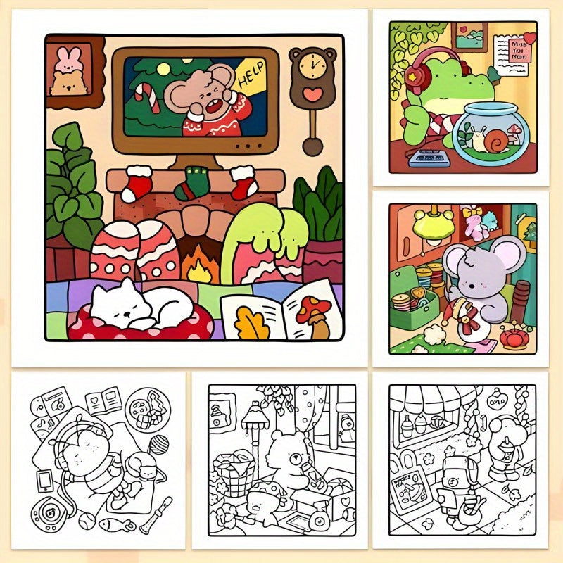 Comfy Days Coloring Book - SCU0