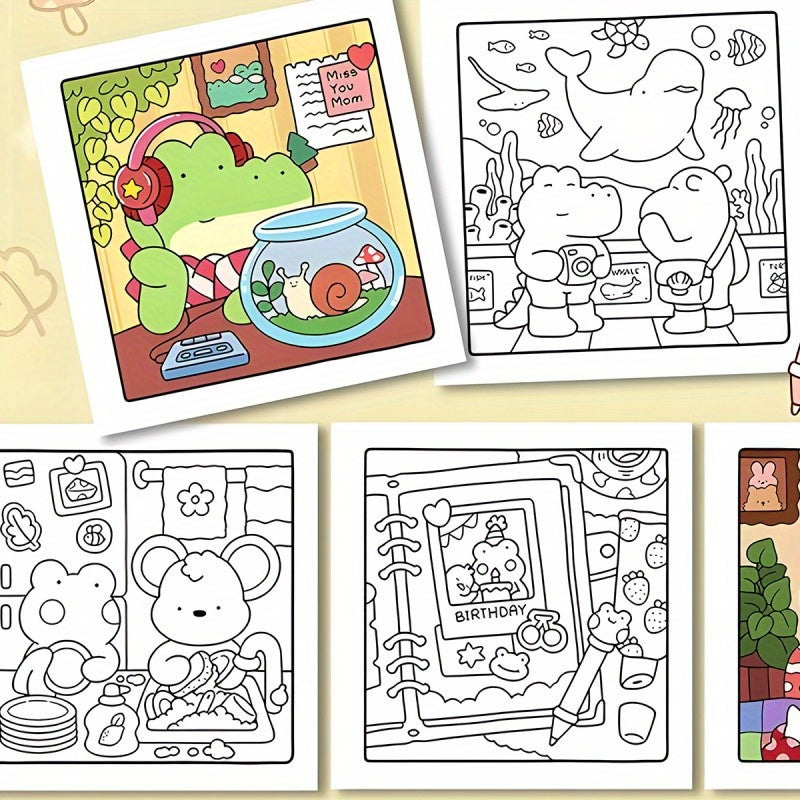 Comfy Days Coloring Book - SCU0