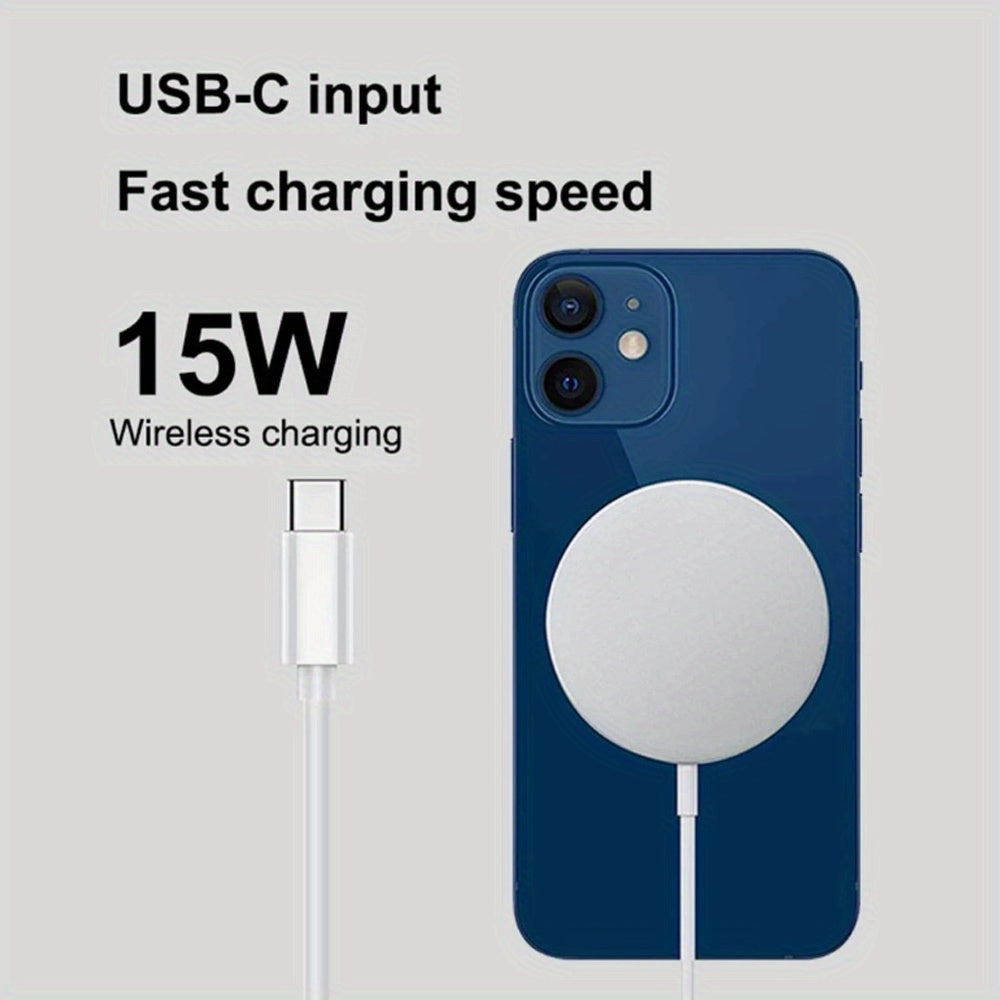 Magnetic Wireless Charger for Apple iPhone 12-15 Models TJR9T2M