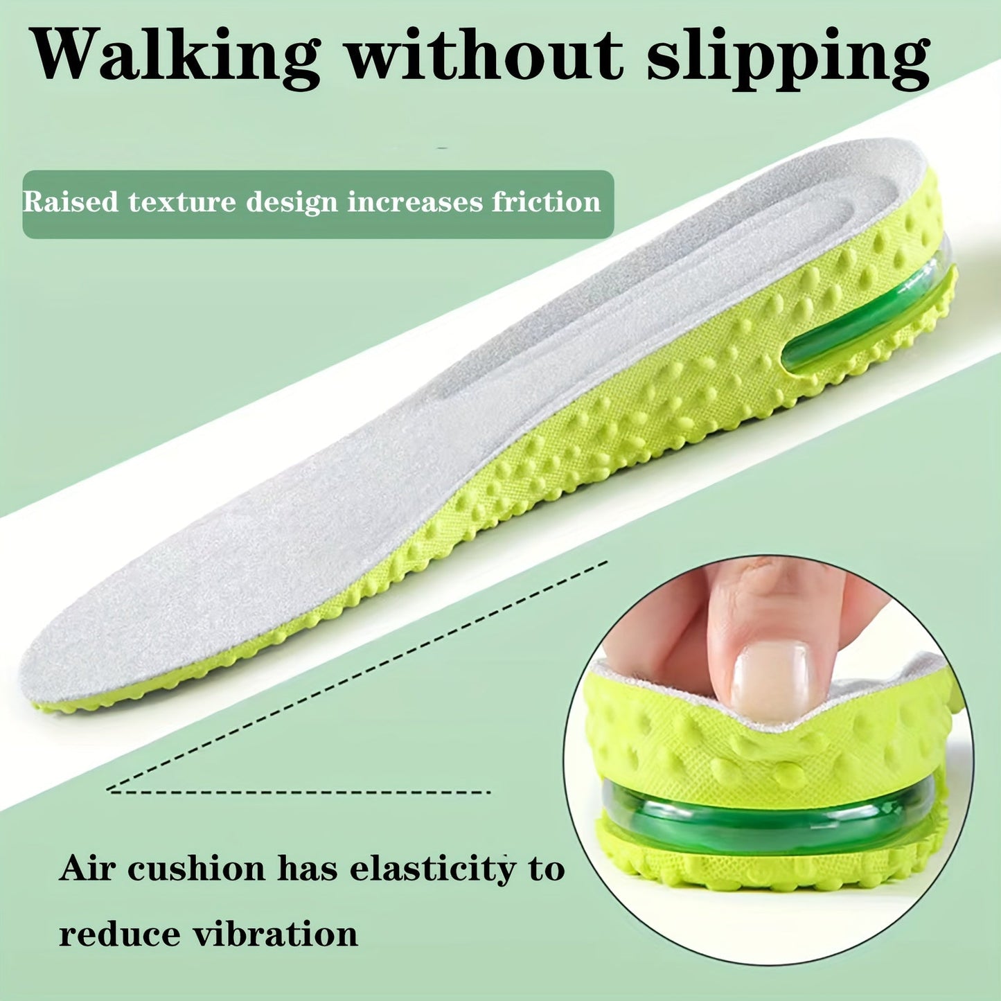 Memory Foam Air Cushion Insoles- HMT15MI