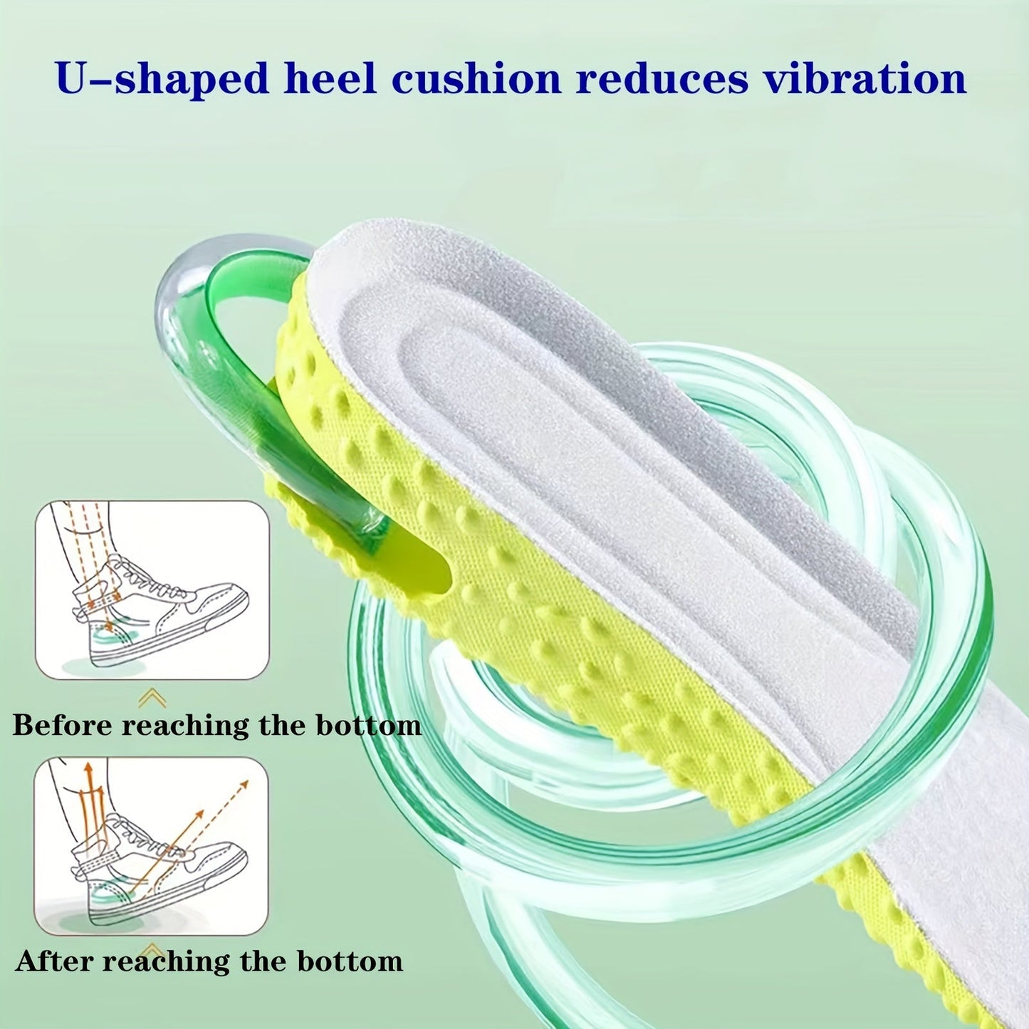 Memory Foam Air Cushion Insoles- HMT15MI