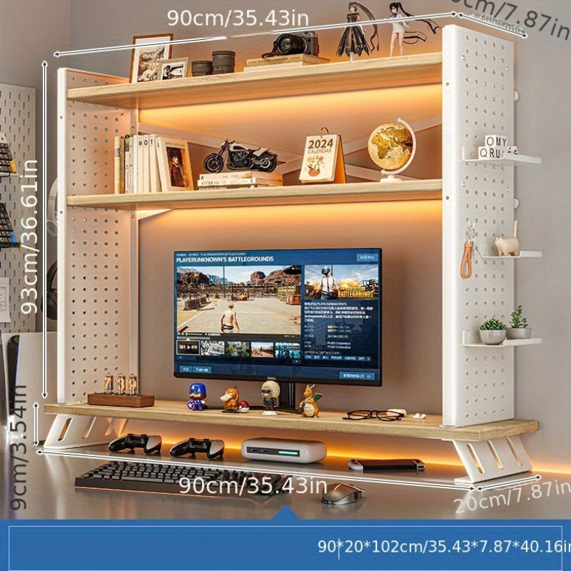 Desktop Organizer with Monitor Stand- HMT17DS