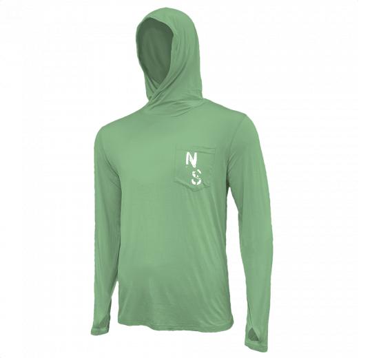 Custom Bamboo Hooded Long Sleeve Shirt