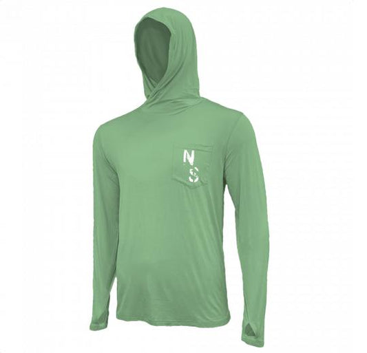 Custom Bamboo Hooded Long Sleeve Shirt