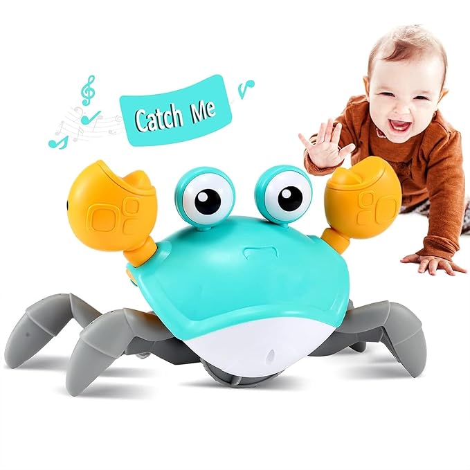 🦀 Smart Crawling Crab Toy – Musical Interactive Baby Toy