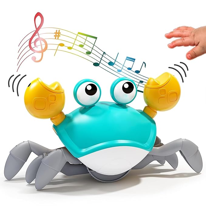🦀 Smart Crawling Crab Toy – Musical Interactive Baby Toy