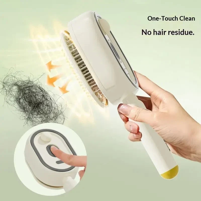 Electric Steam Hair Straightening Brush
