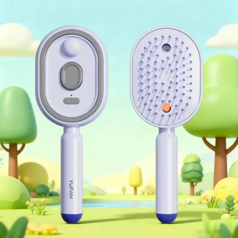 Electric Steam Hair Straightening Brush