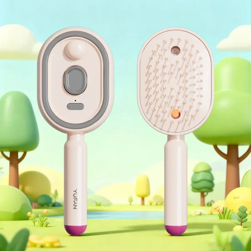 Electric Steam Hair Straightening Brush