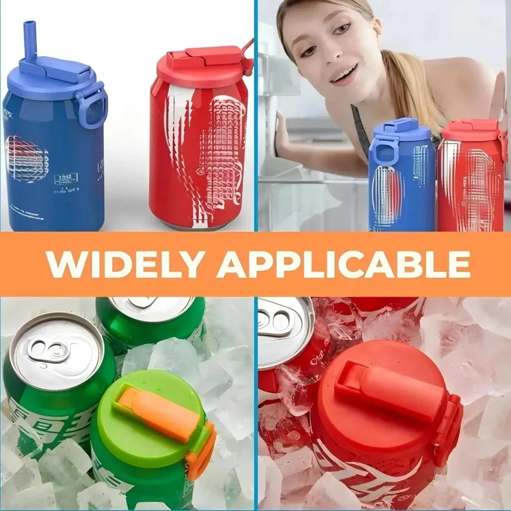 Reusable Silicone Beverage Can Lids