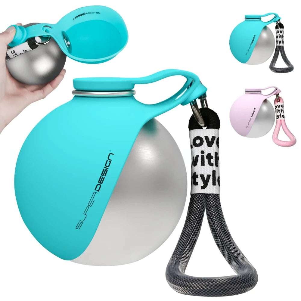 Portable Stainless Steel Dog Water Bottle