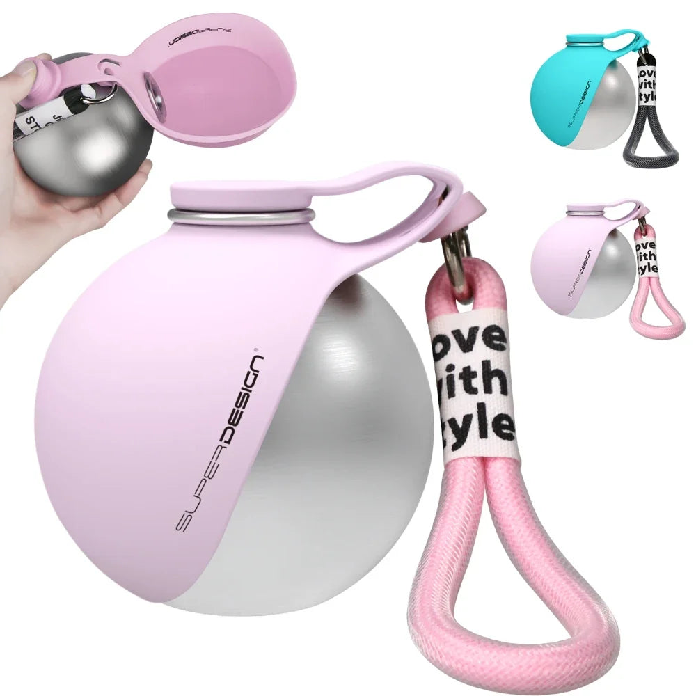 Portable Stainless Steel Dog Water Bottle