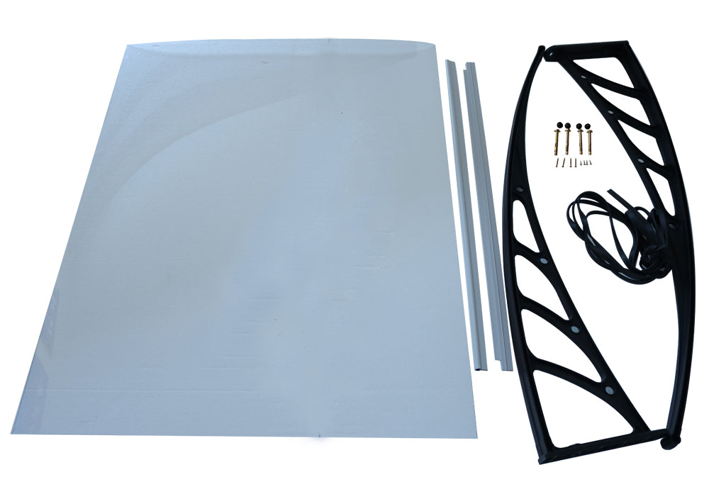 47.3″×41.7″ Polycarbonate Awning Patio Canopy Window