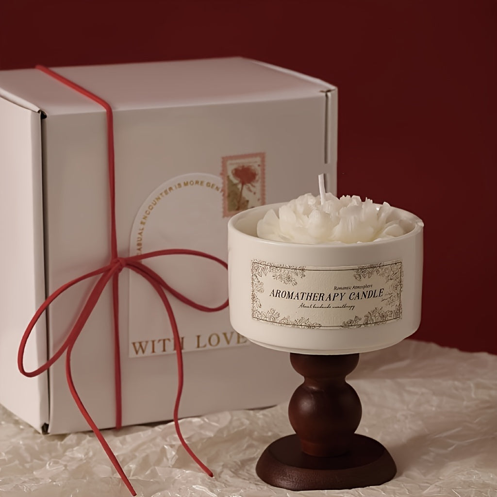 Luxurious Gardenia Candle 53oz Soy Wax  150 Hours Burn Perfect Gift-H7X4