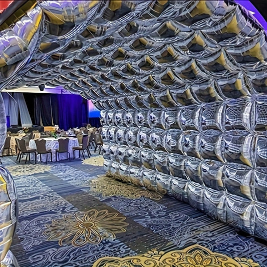 Silver Foil Balloon Wall Set  50pcs-JV4K